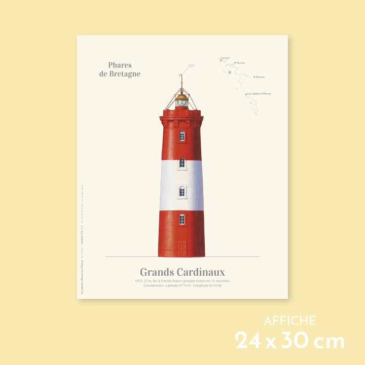 Grands Cardinaux - Affiche pour la vente par Longue-vue