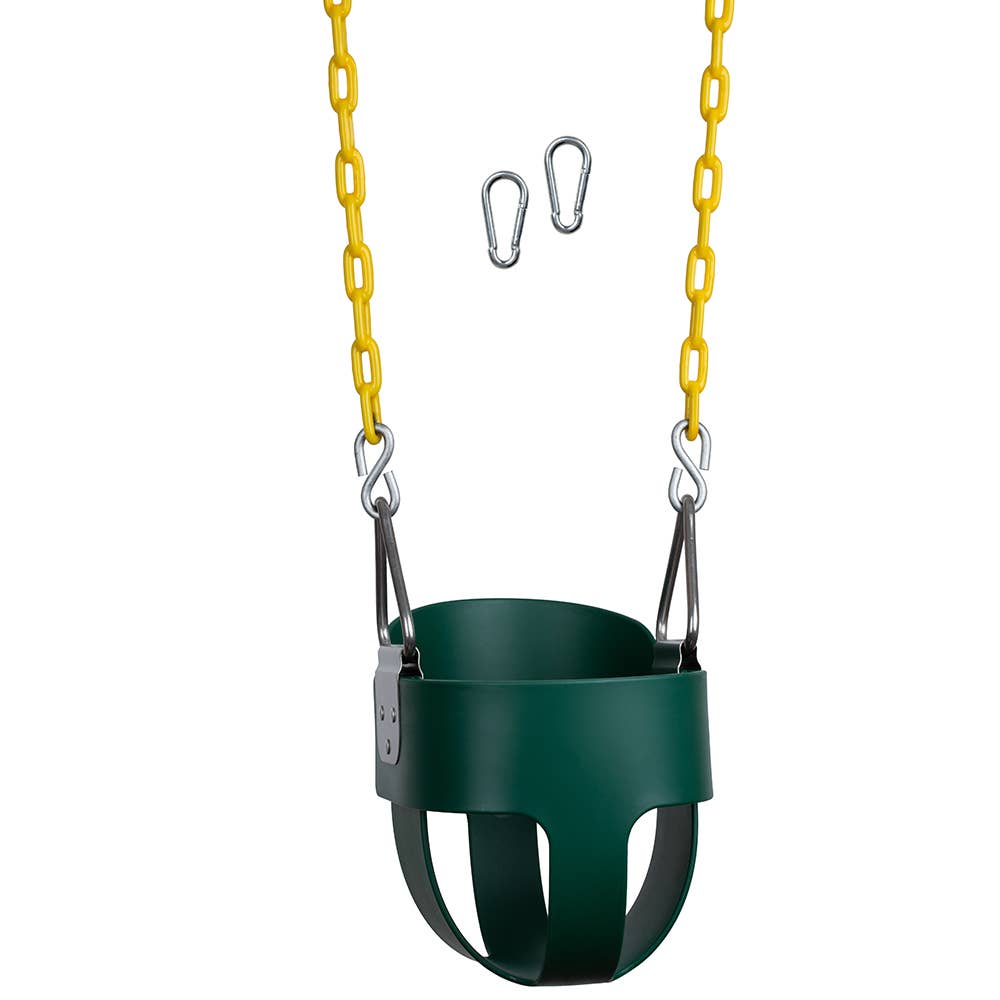 New Bounce - Wholesale Swing - Kids & Baby - Toddler Swing Seat -Bucket Swing - Dark Green0
