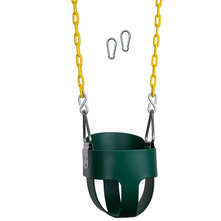 New Bounce - Wholesale Swing – Kids & baby - Toddler Swing Seat -Bucket Swing - Dark Green