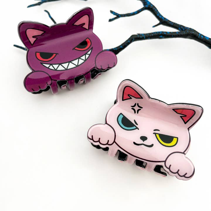 mildstyles - Wholesale Hair Clip - Women's - 😼 Cool Cat Head Acrylic Claw Clip – Cute & Quirky Style10