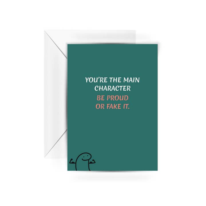 Modern Wit - Wholesale Encouragement Card - Just Because Card • Funny Encouragement Card • JB0061