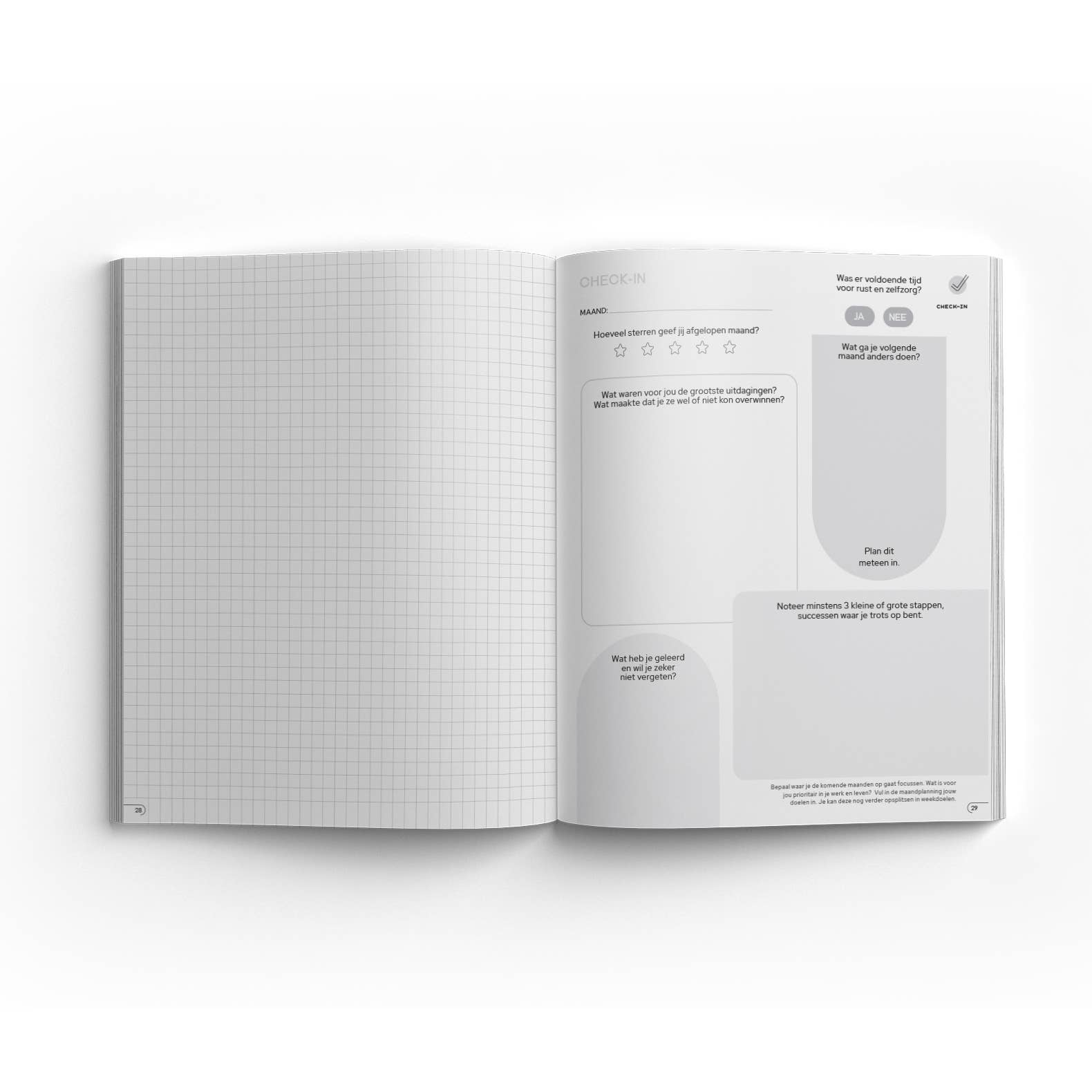 Get Your Flow - Wholesale Planner - Undated planner Crazy Curves Medium8