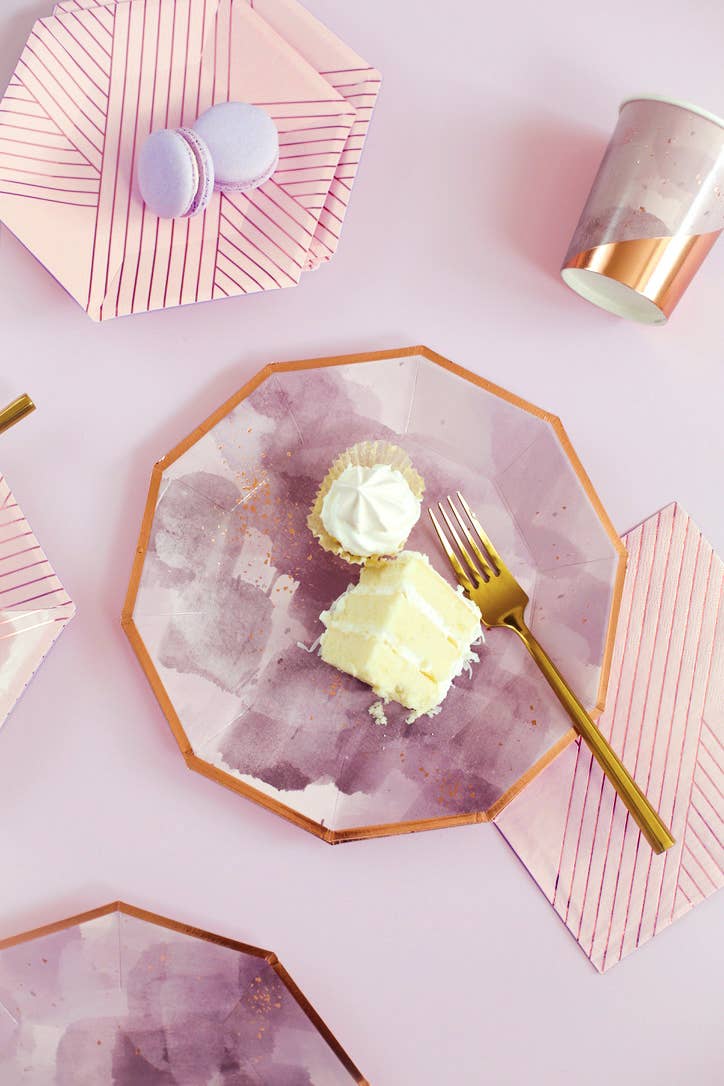 Harlow & Grey - Wholesale Disposable Napkin - Amethyst - Pink Lunch Paper Napkins4