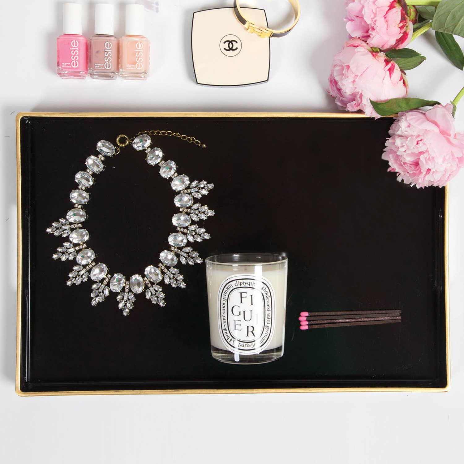 8 Oak Lane - Wholesale Serving Tray - Black Rectangular Tray2