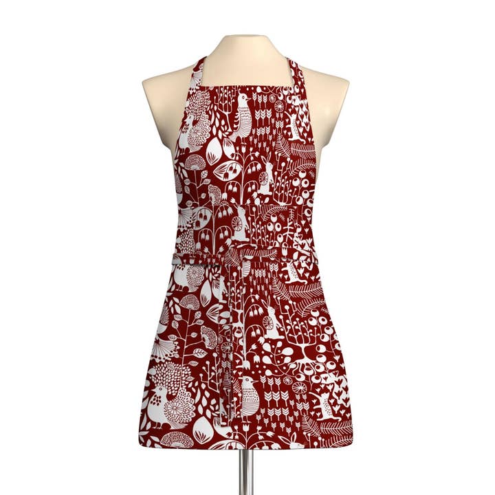 Tablier Rouge Fyri Avec Poche pour la vente par Arvidssons Textil