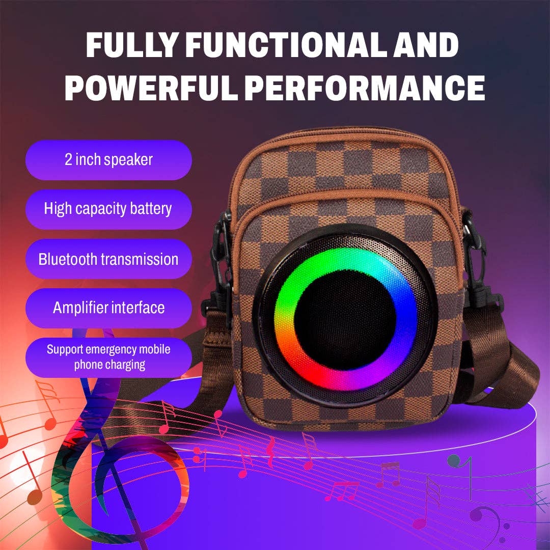 Mtistanbul LTD – wholesale Speakers – Bluetooth Speaker Bag – LED Lights, USB Power & 2500mAh Battery1