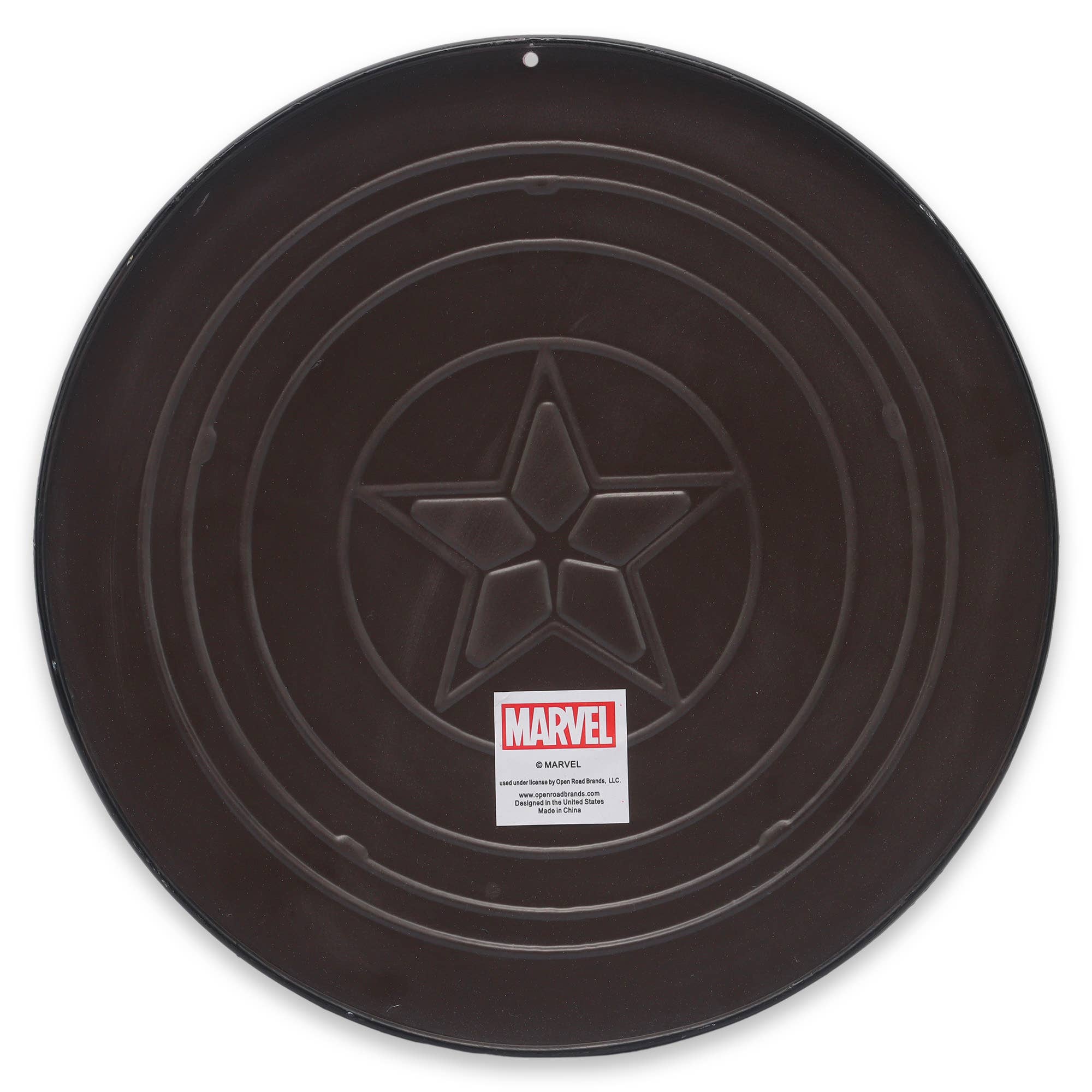Open Road Brands, LLC - Wholesale Sign - CAPTAIN AMERICA SHIELD METAL3