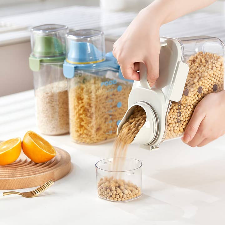 VIGOR - Wholesale Food Storage Container - Airtight Food Storage Container, Grain Transparent Tank Cere