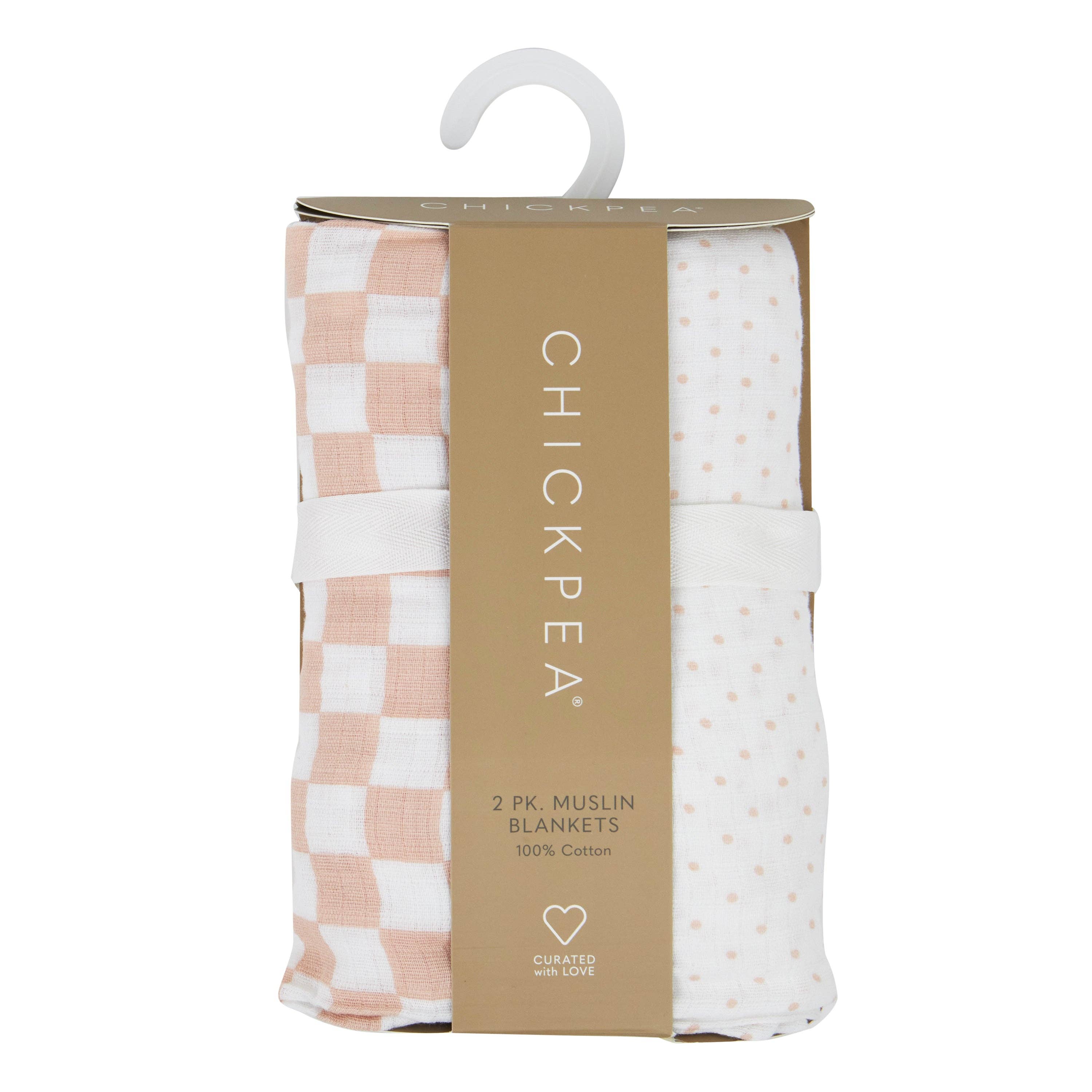 Cutie Pie Baby – Engroshandel Svøb - Baby – Chickpea Love Swaddle Babytæppe 100% muslin bomuld Baby Girl Gavepakke0