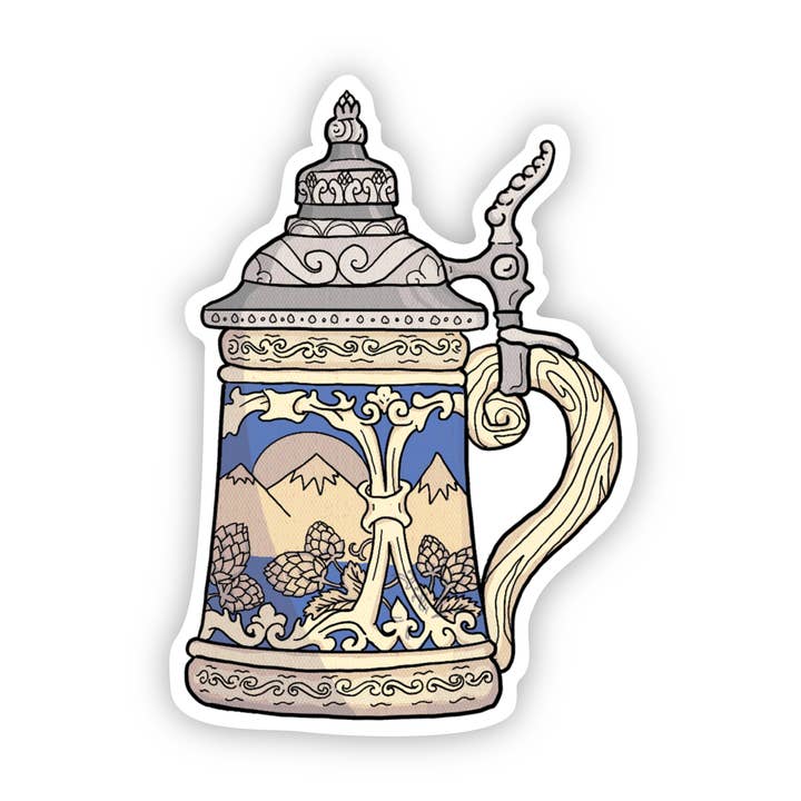 Big Moods - Wholesale Sticker - Oktoberfest Beer Stein Fall Sticker0