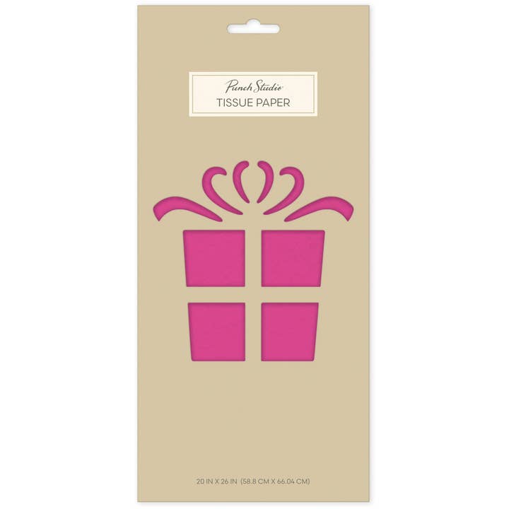 Magenta Solid Color Tissue Paper for wholesale by Punch Studio