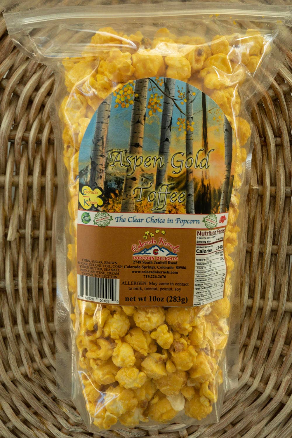 Colorado Kernels – Engroshandel Popcorn – Aspen Gold Toffee Popcorn