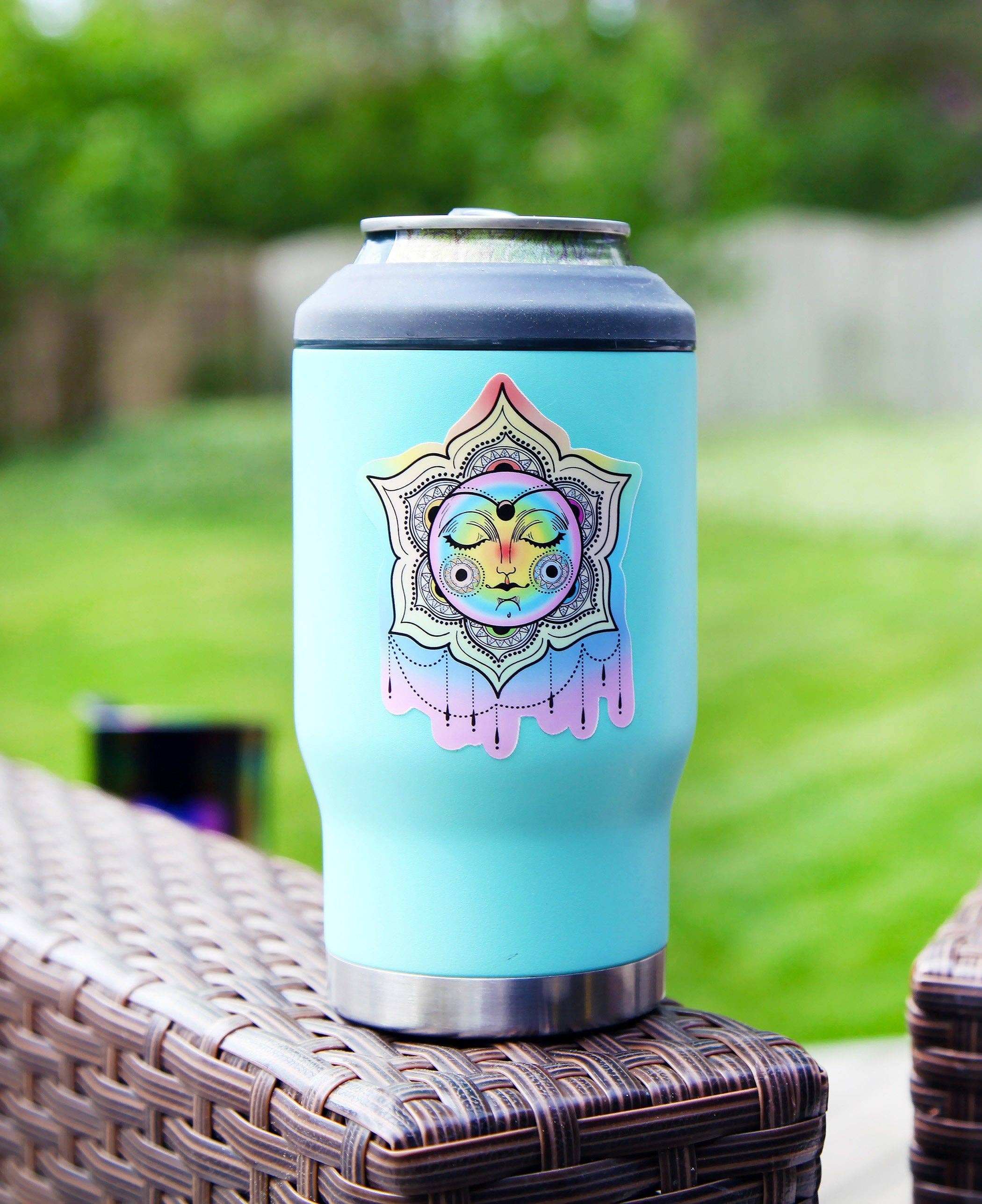 Simply Livy - Venta al por mayor Pegatina - Adhesivo Rainbow Mandala Sun | Adhesivo2