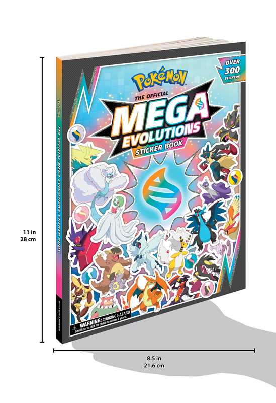 Simon & Schuster - Wholesale Coloring & Activity Book - Kids & Baby - Pokémon The Official Mega Evolutions Sticker Book by Pikachu Press3