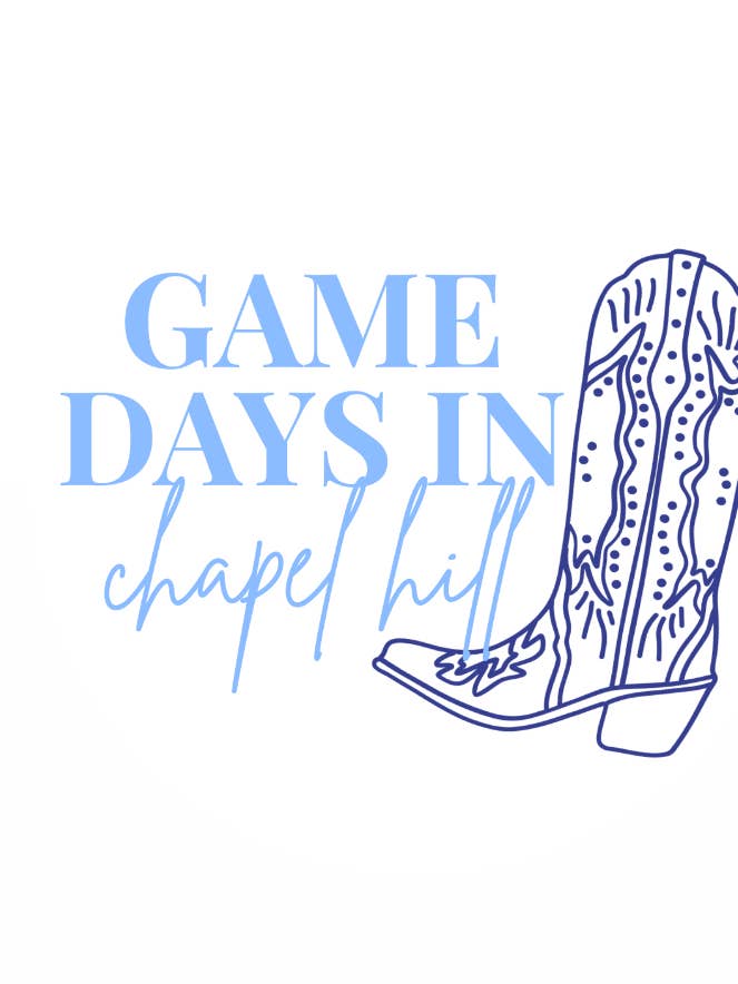 UNC - Kampdage i Chapel Hill for engroshandel hos Ella Blue Boutique