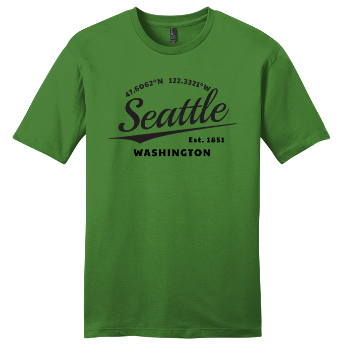 Direction Apparel - Wholesale Screen Printed T-Shirt - Men's - Latitude Over City Soft Tri Blend Tee 1
