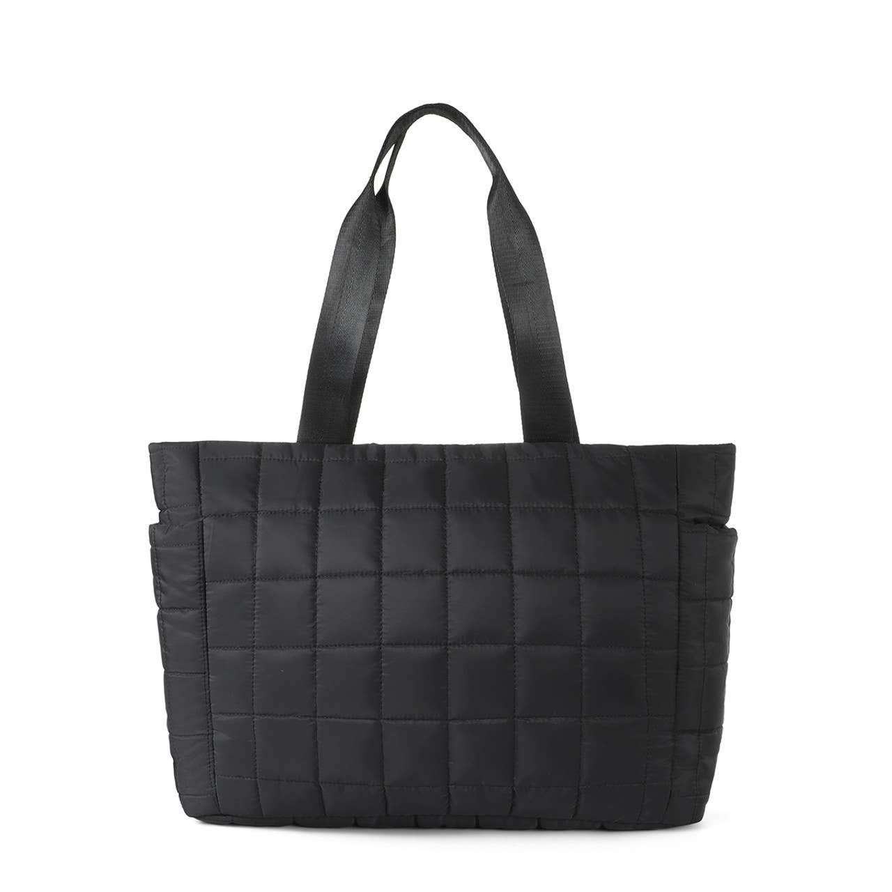 Selini New York - Wholesale Tote Bag - Women's - Emilia Tote Bag with Heart Bag Charm - LTBG1314-BK1