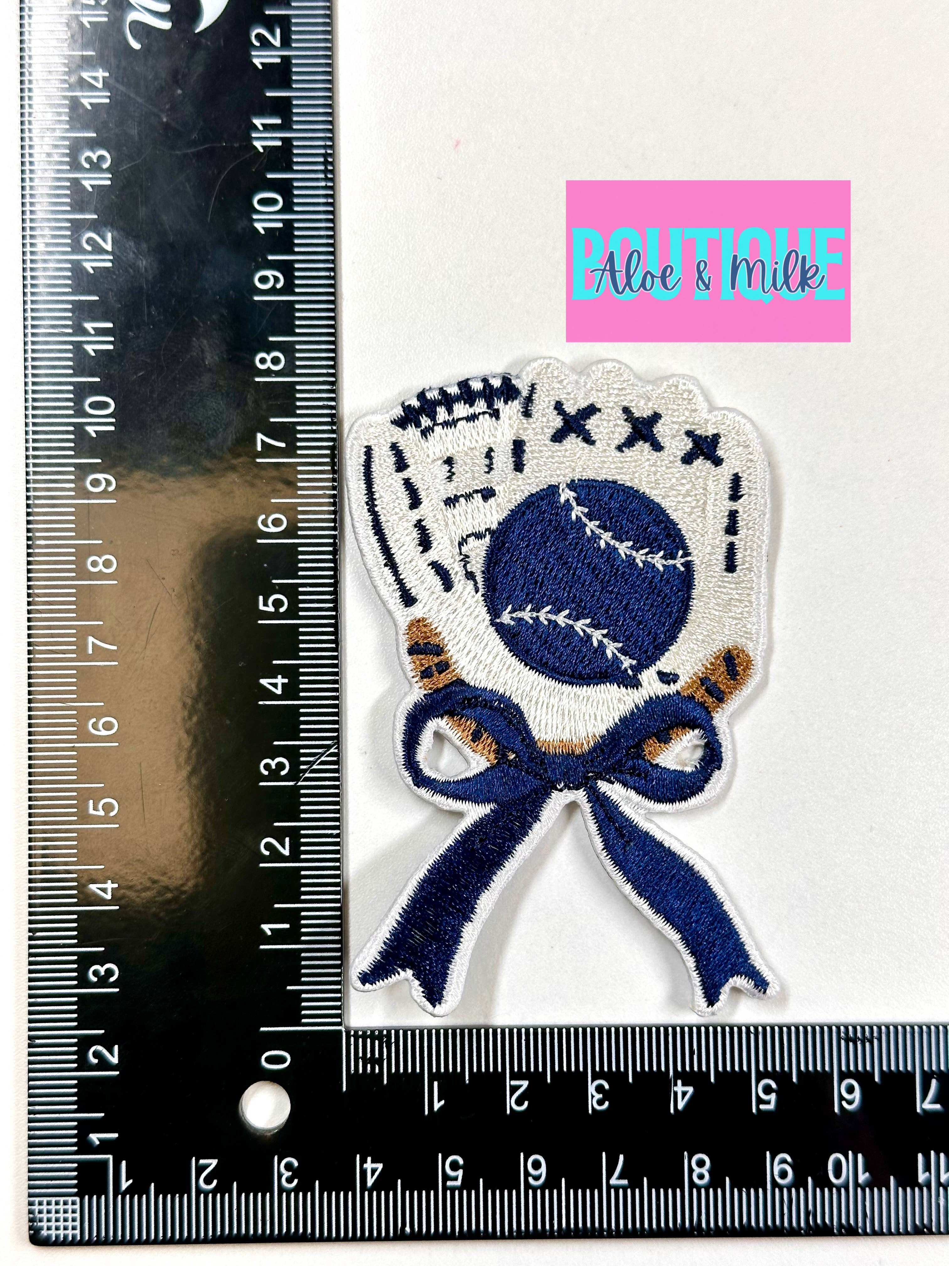 Aloe and Milk Boutique - Wholesale Hat Accessory - Women's - Baseball Glove patch, baseball mom, softball mom2