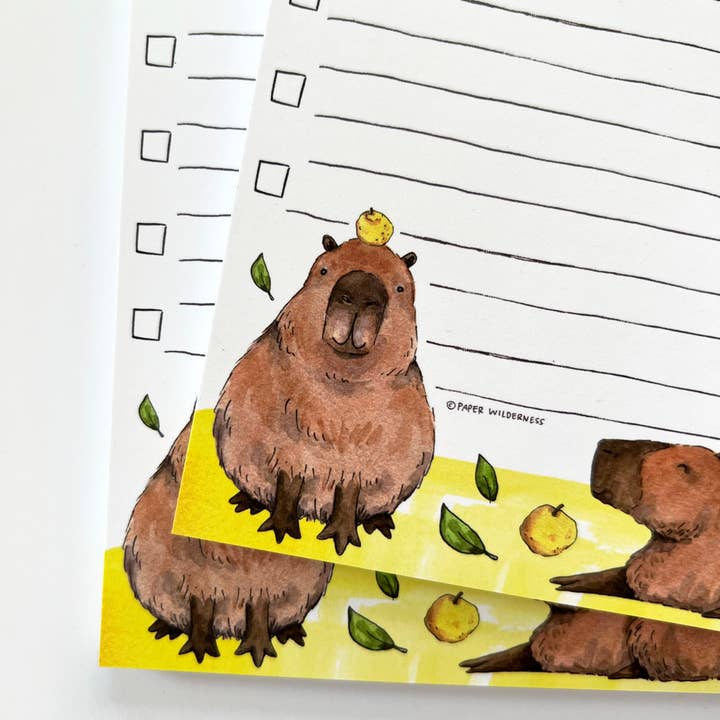 Paper Wilderness – Bloco de notas por atacado – Não se preocupe Seja Capybara Fazer Listar Bloco de Notas2
