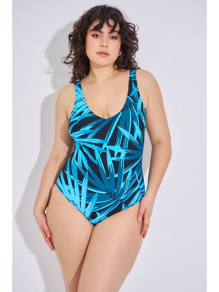 SUNTEX - Wholesale One Piece Swimsuit - Women's - Classic Style Plus Size Print Swimsuit9
