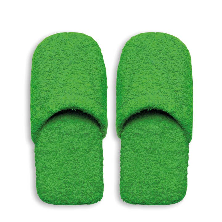 Set van 2 Spa Pantoffels Heren Groen voor wholesale door Bergamaschi & Vimercati S.p.a.