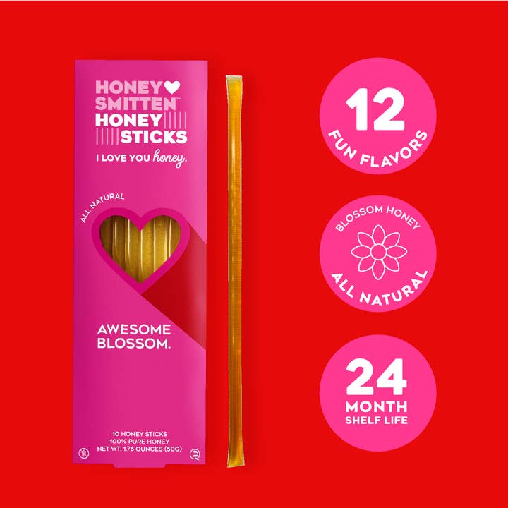 Honey Sticks, AWESOME BLOSSOM. 14 units for wholesale by Honey Smitten