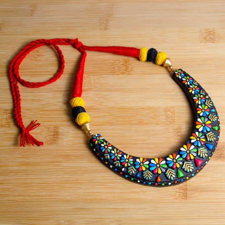 House of Kraft Jewelry & Accessories - Wholesale Jewelry Set - Geometric Jewelry Set | Clay Jewelry | Chocker Jewelry6