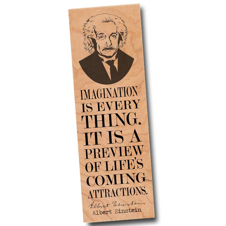 Fly Paper Products – wholesale Bookmark – Albert Einstein "Imagination is Everything" Bookmark0