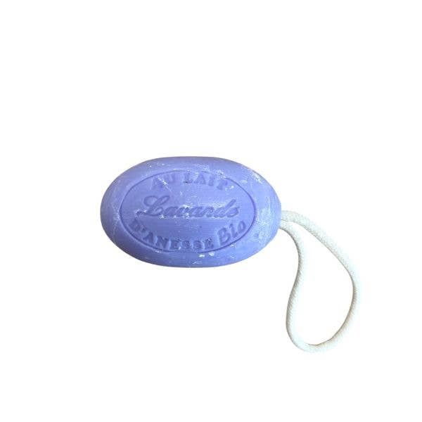 Dampa 1975 - Wholesale Bar Soap - Oval Marseille soap with rope, lavender scent - 180g
