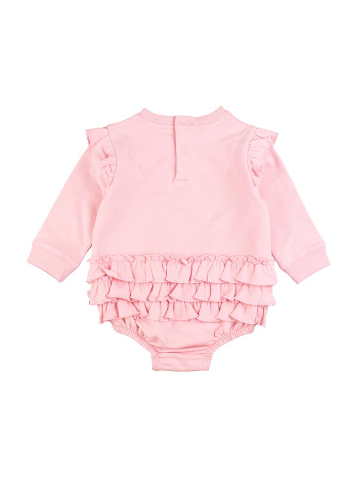 Baby Girls Pink Sweatshirt Bubble Romper
for wholesale on Faire1