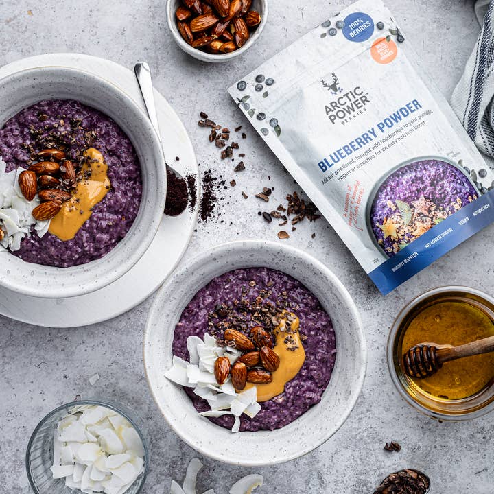 Arctic Power Berries – wholesale Protein/superfood powder – Blueberry Powder 70g1