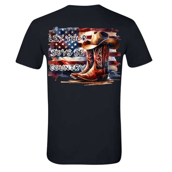 T-shirt Let Your Boys Be Country pour la vente par County Line Company