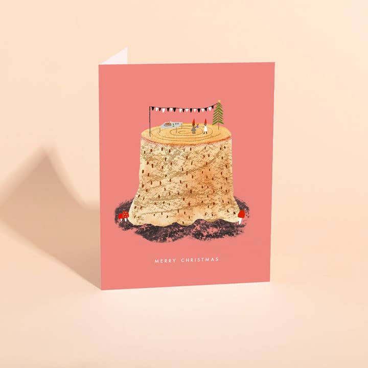 TINY XMAS PARTY - Holiday Card for wholesale by Carolyn Suzuki