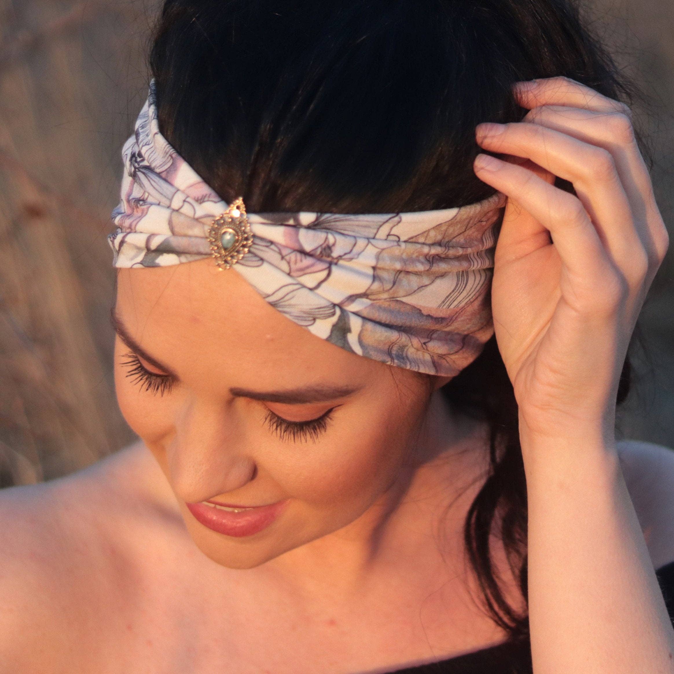 Bohia - Wholesale Fashion Headband - Women's - Amira Boho Flower Headband0