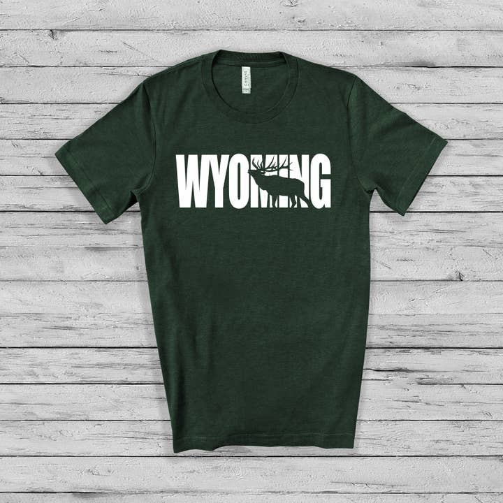 This Joyful Home - Wholesale T-Shirt (Graphic) - Unisex - Wyoming Elk T-Shirt1
