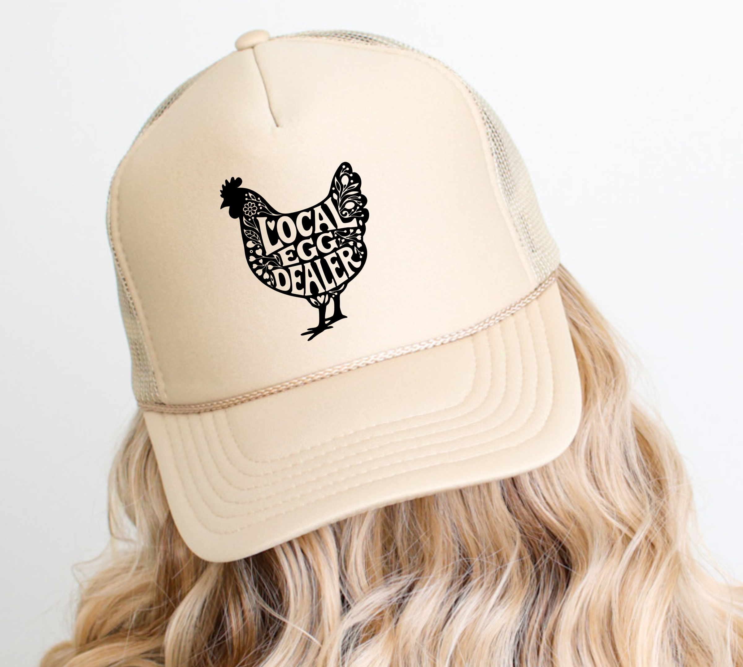 Brimrose Hat Co - Wholesale Trucker Hat - Women's - Local Egg Dealer Foam Trucker Hat1