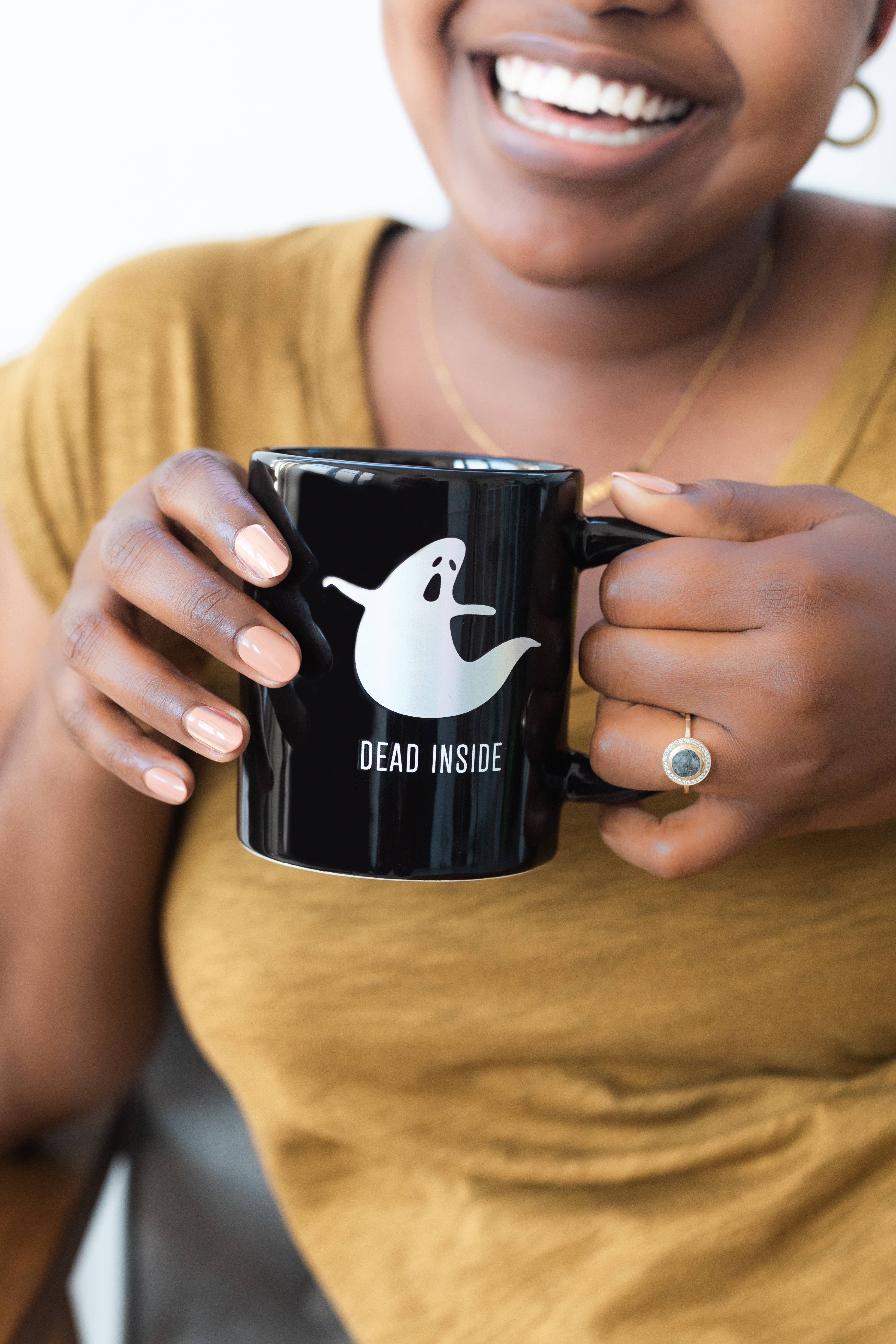 Pearhead - Wholesale Coffee Mug - Dead Inside Halloween Mug2