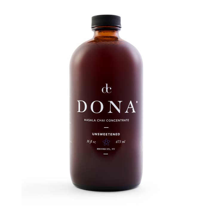 DONA - Wholesale Iced Tea - Retail Unsweetened Chai Concentrate (Case of 12)