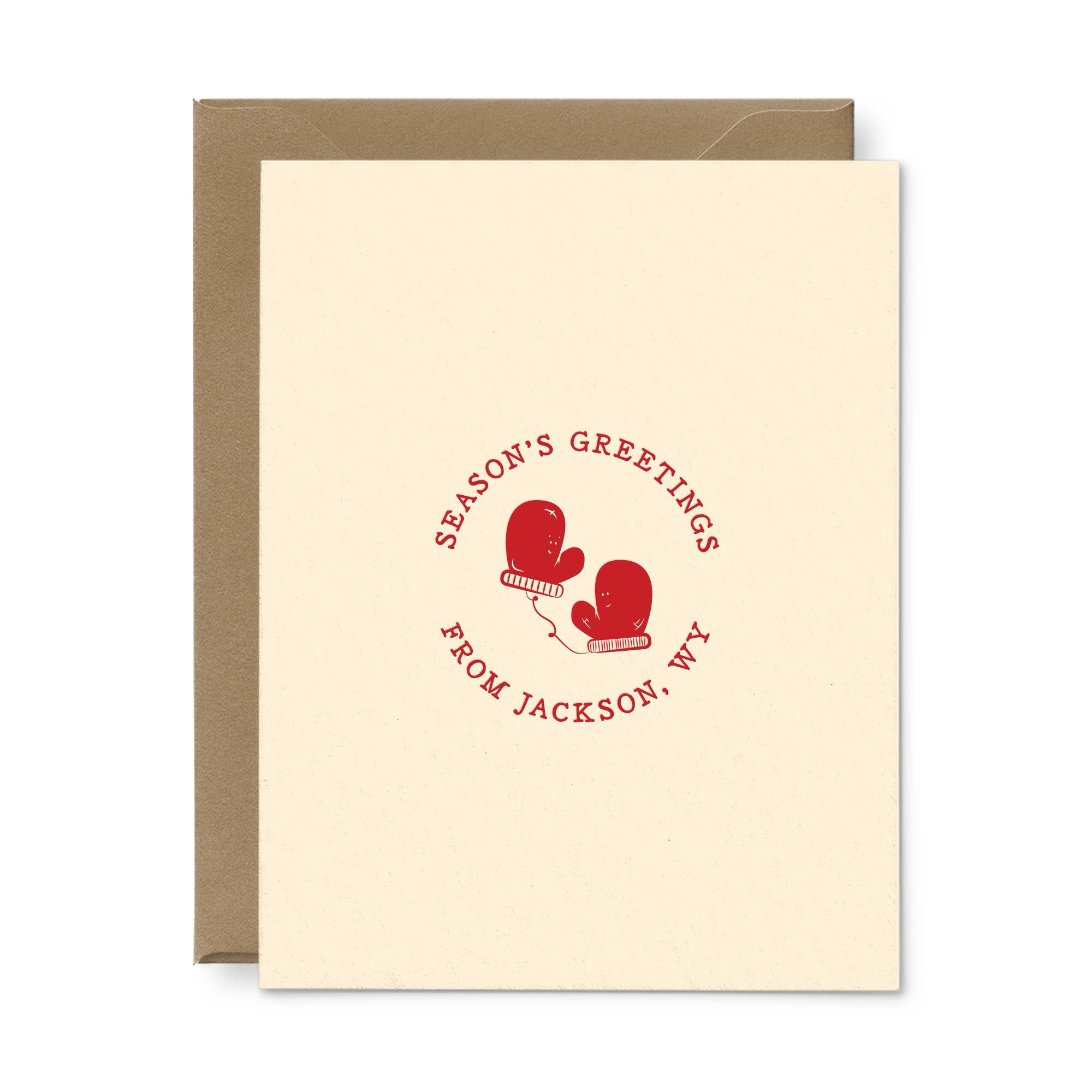 Ruff House Print Shop – wholesale Season’s Greetings card – Custom Holiday Greeting Card : Box of 611