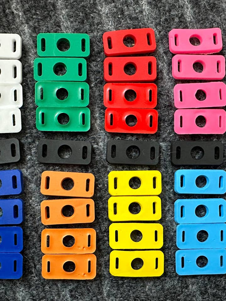 JuliesDecal - Wholesale Shoe accessories - colorful Shoe Charm to Shoelace Adapters connecter decorate DIY ideas4