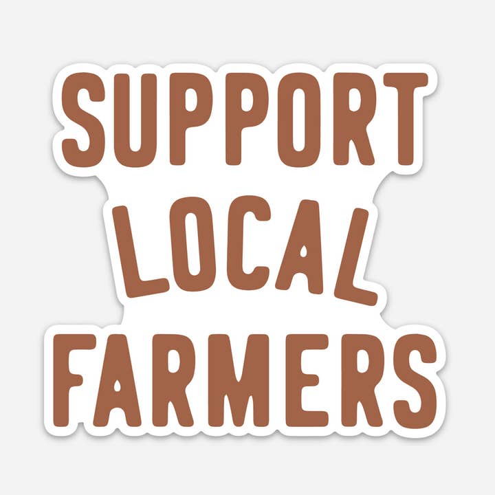 The Anastasia Co – wholesale Klistermärke – Stöd lokala bönder klistermärke0