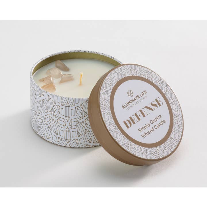 Vela de viaje de lujo Defense Crystal Essential Oil para venta al por mayor de Aluminate Life