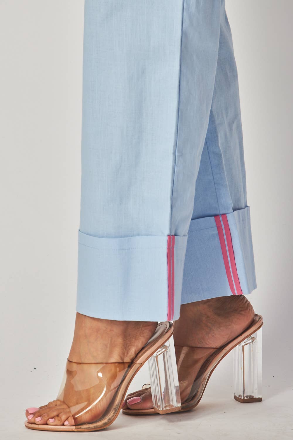 Hot & Delicious - Wholesale Broek - Dames - Jaylene Hem Manchet Broek (HDP32961)3