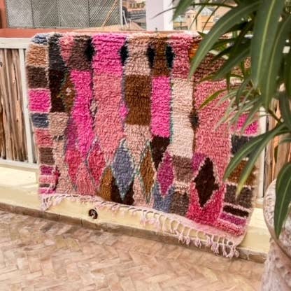 NOMAD BY LIV - Wholesale Area Rug - Beni Rug - pink0