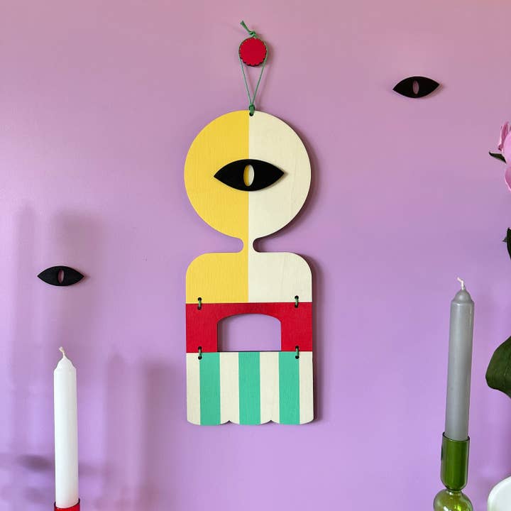 We Are Lunarium Ltd - Wholesale Wall Accent - Vibrant Wall Hanging - Bold Pop Art Decor - Maximalist Decor