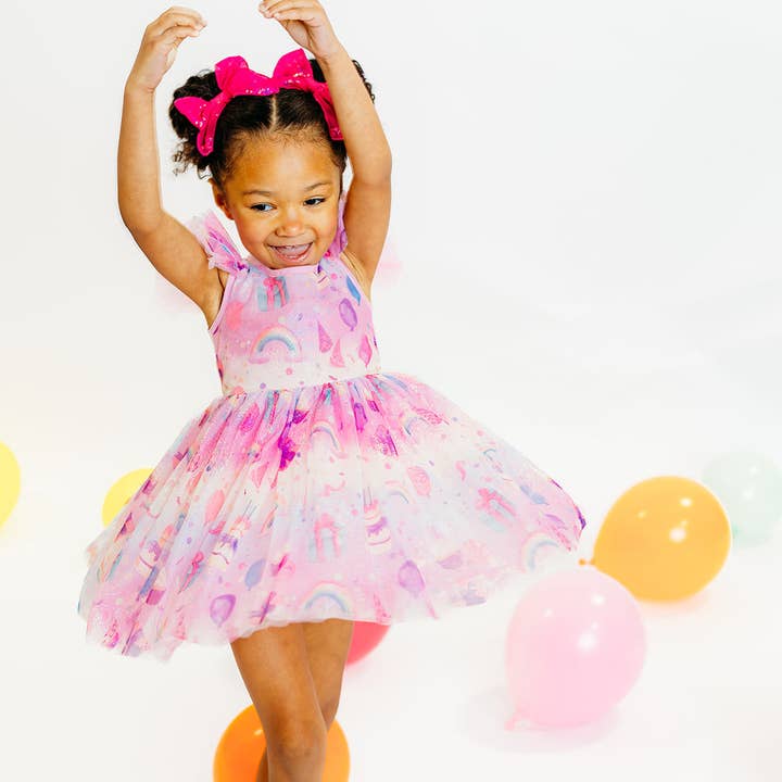 Robe en tulle imprimée pour anniversaire pour la vente par Three Wildflower Designs