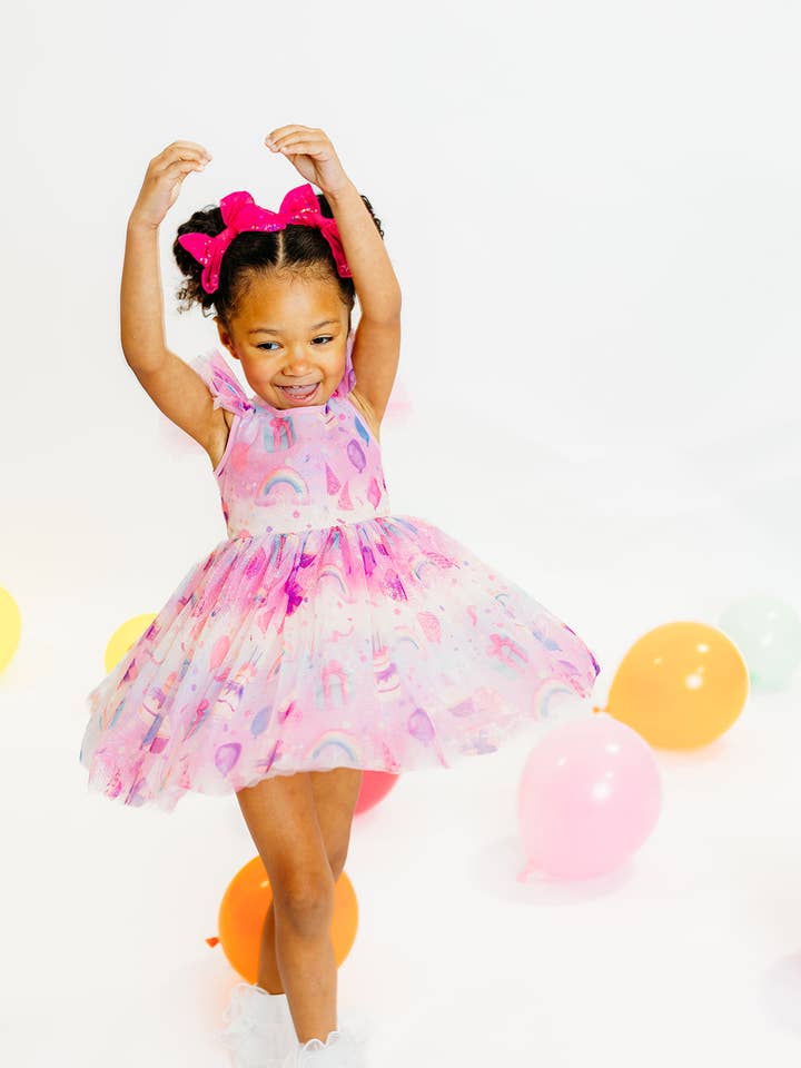 Robe en tulle imprimée pour anniversaire pour la vente par Three Wildflower Designs
