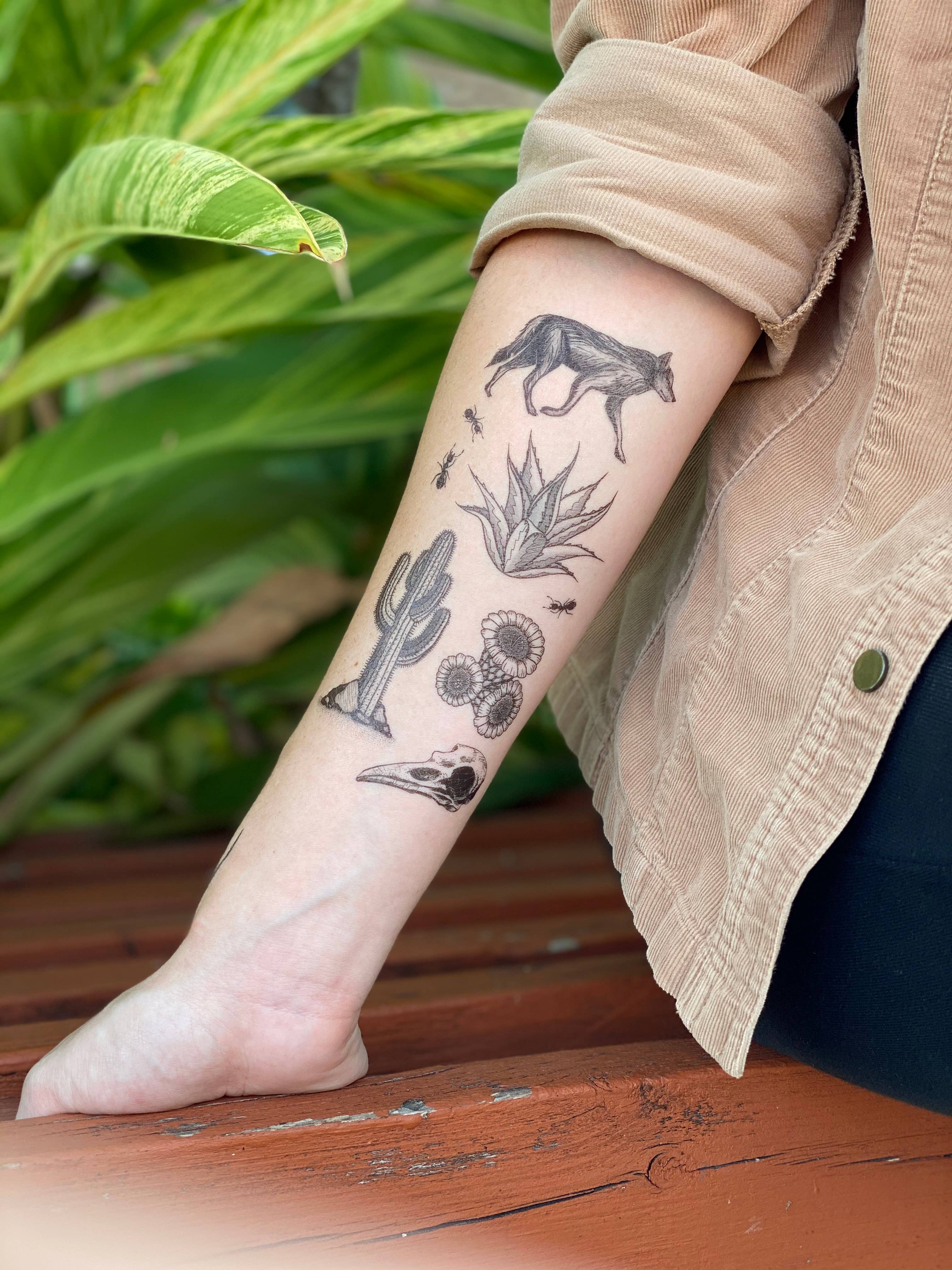 Desert tattoo | Desert tattoo, Tattoos, Simplistic tattoos