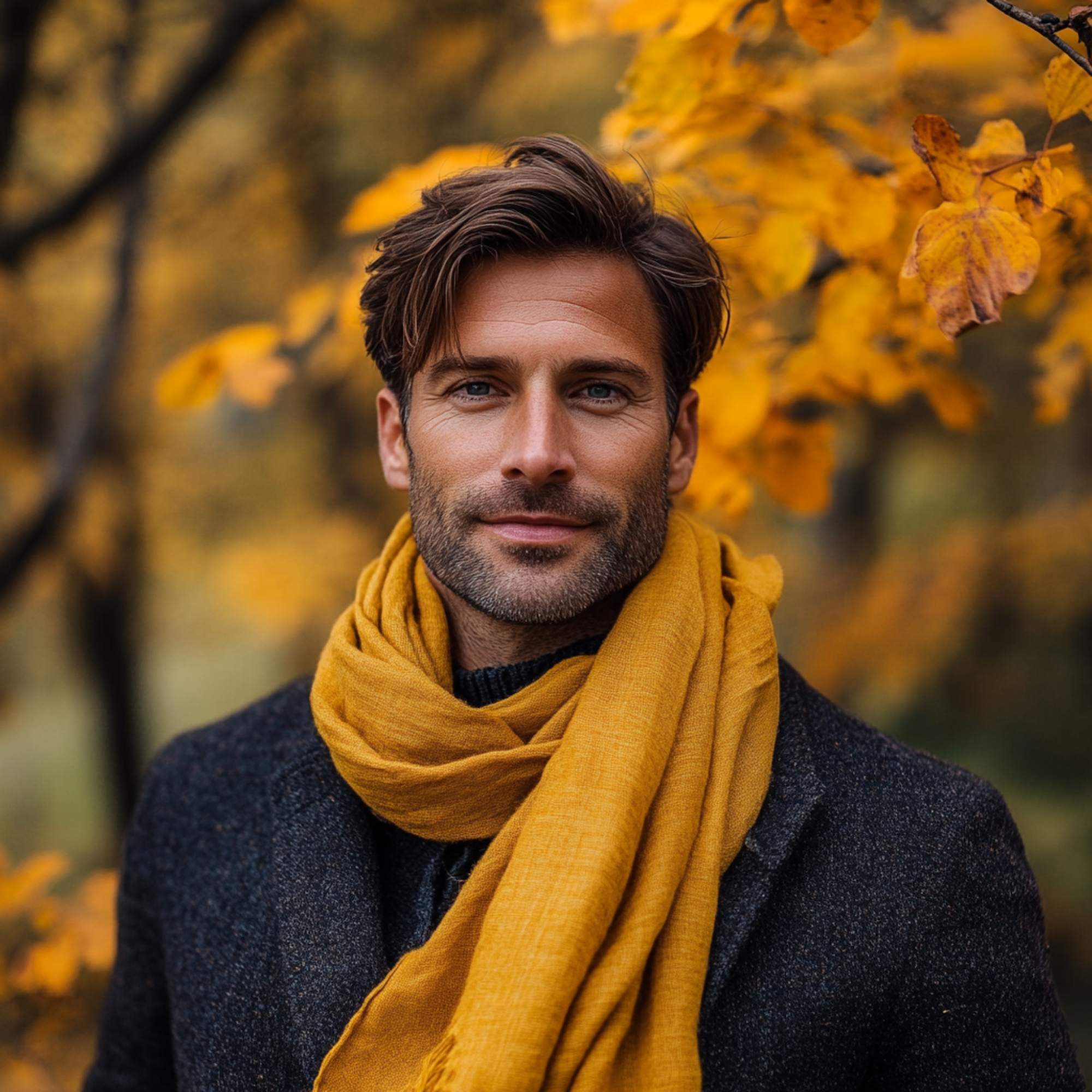 menique – wholesale Scarf - Herr – 100 % linnehalduk för män3