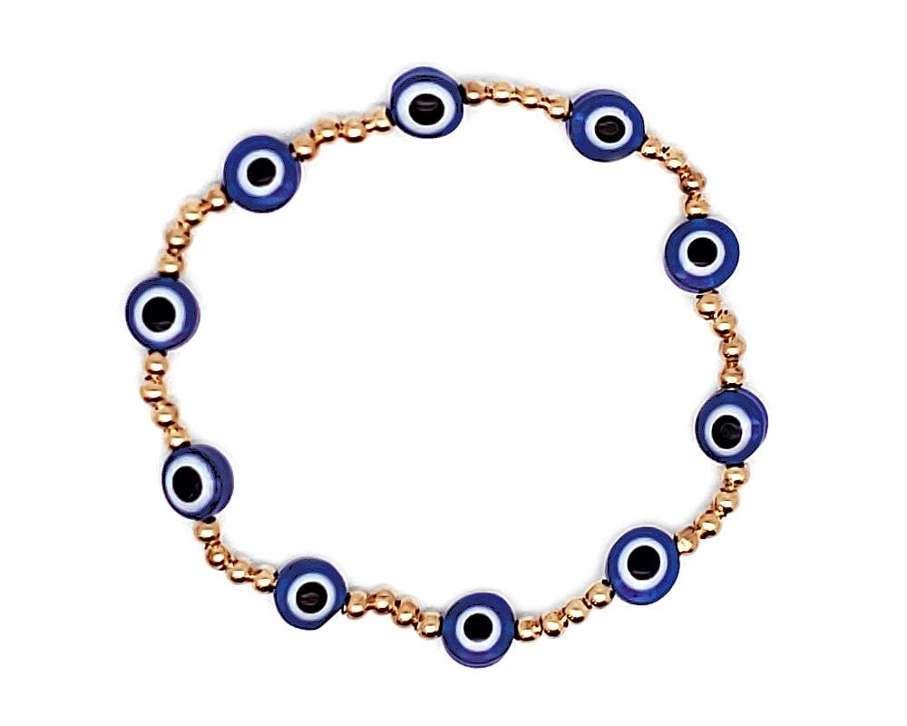 Pichincha - Wholesale Beaded Bracelet - Evil Eye Beaded Stretchy Bracelet3